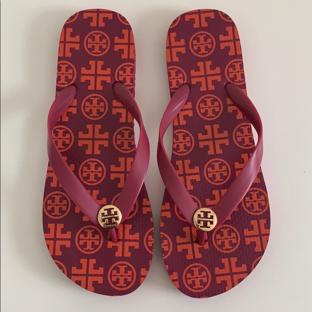Tory Burch magenta sandals